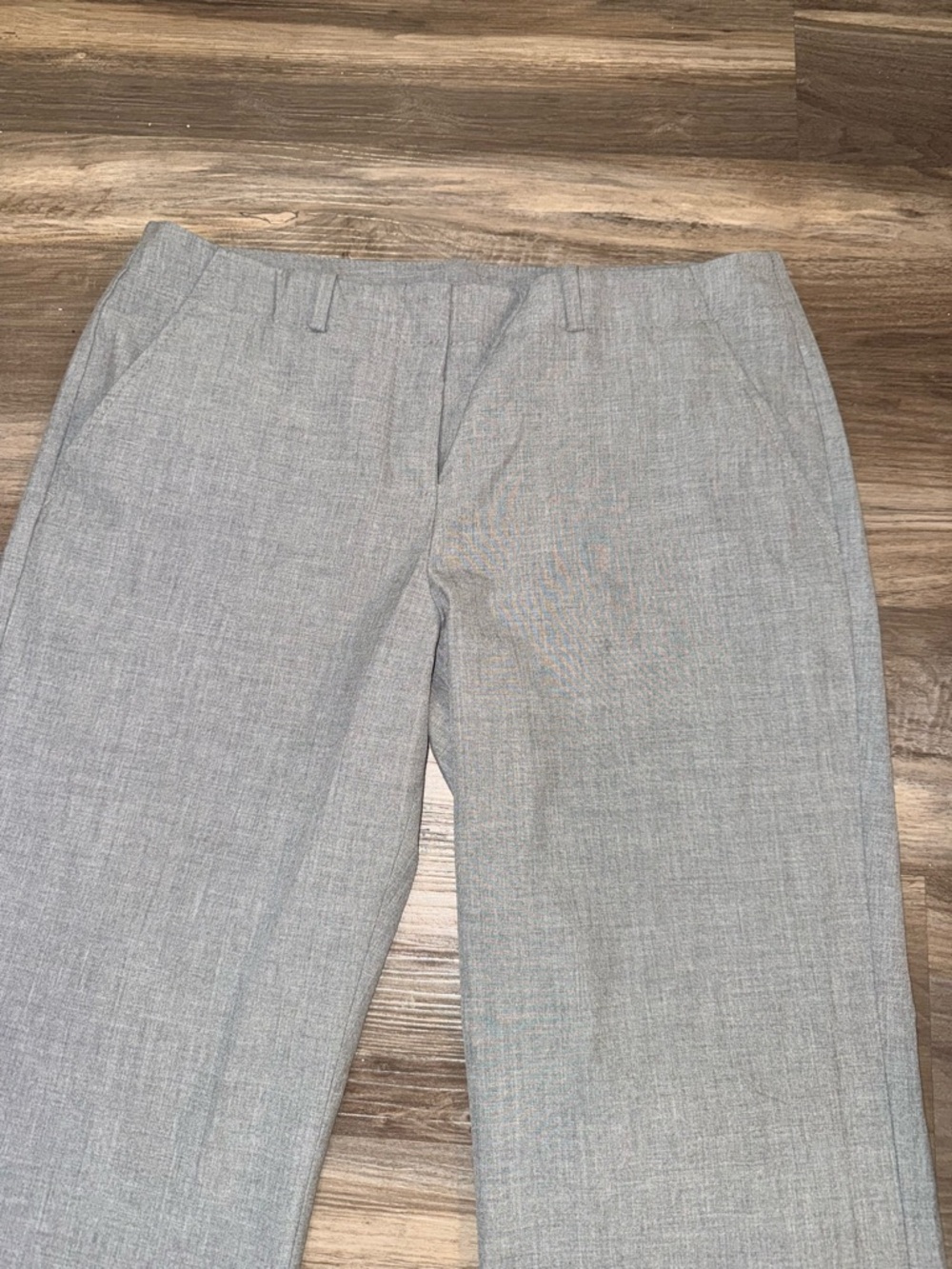 Gray Wide Leg Dress Pants Size 10R Work Office Career Trousers - Picture 9 of 10